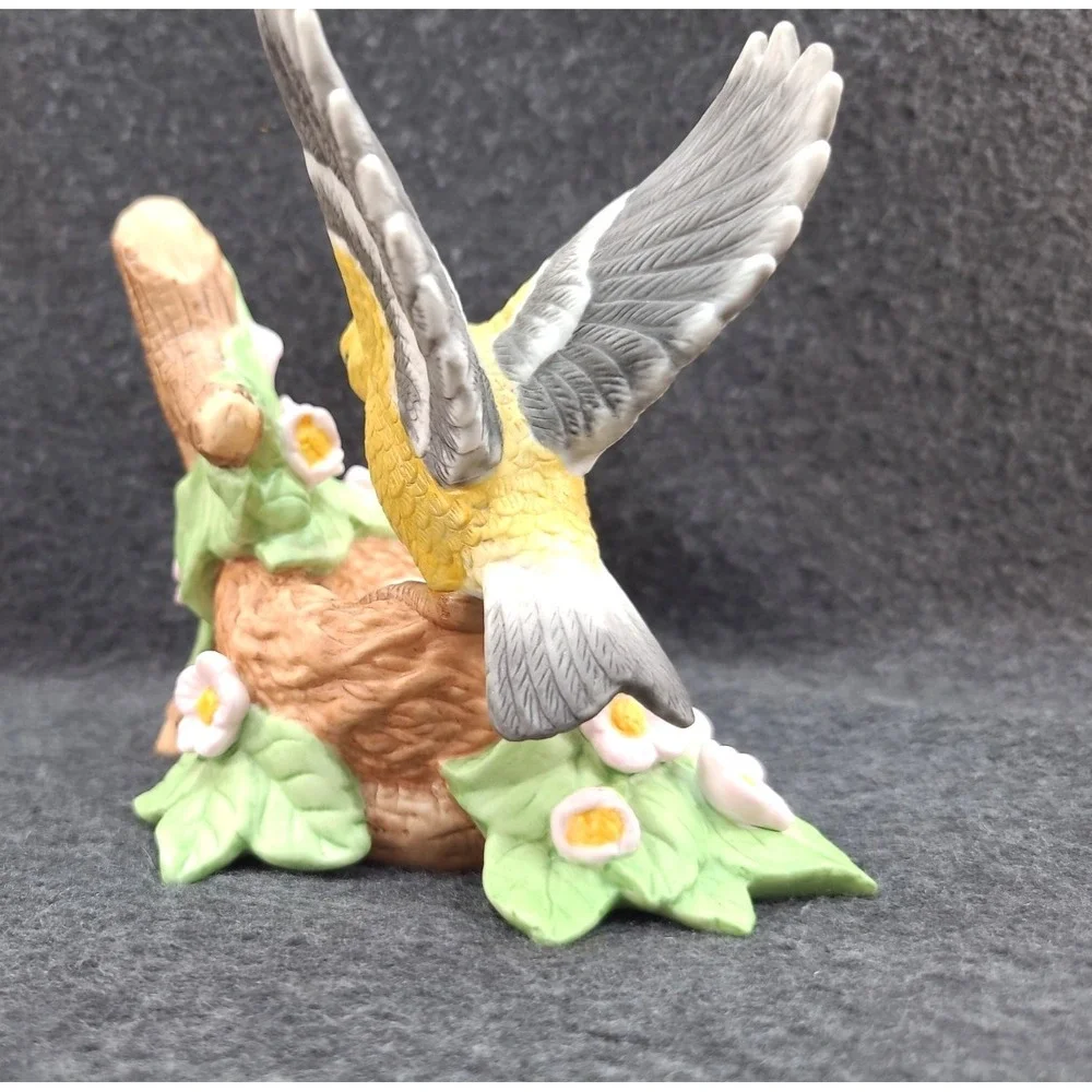 Lenox Goldfinch Female Bird Sculpture  5